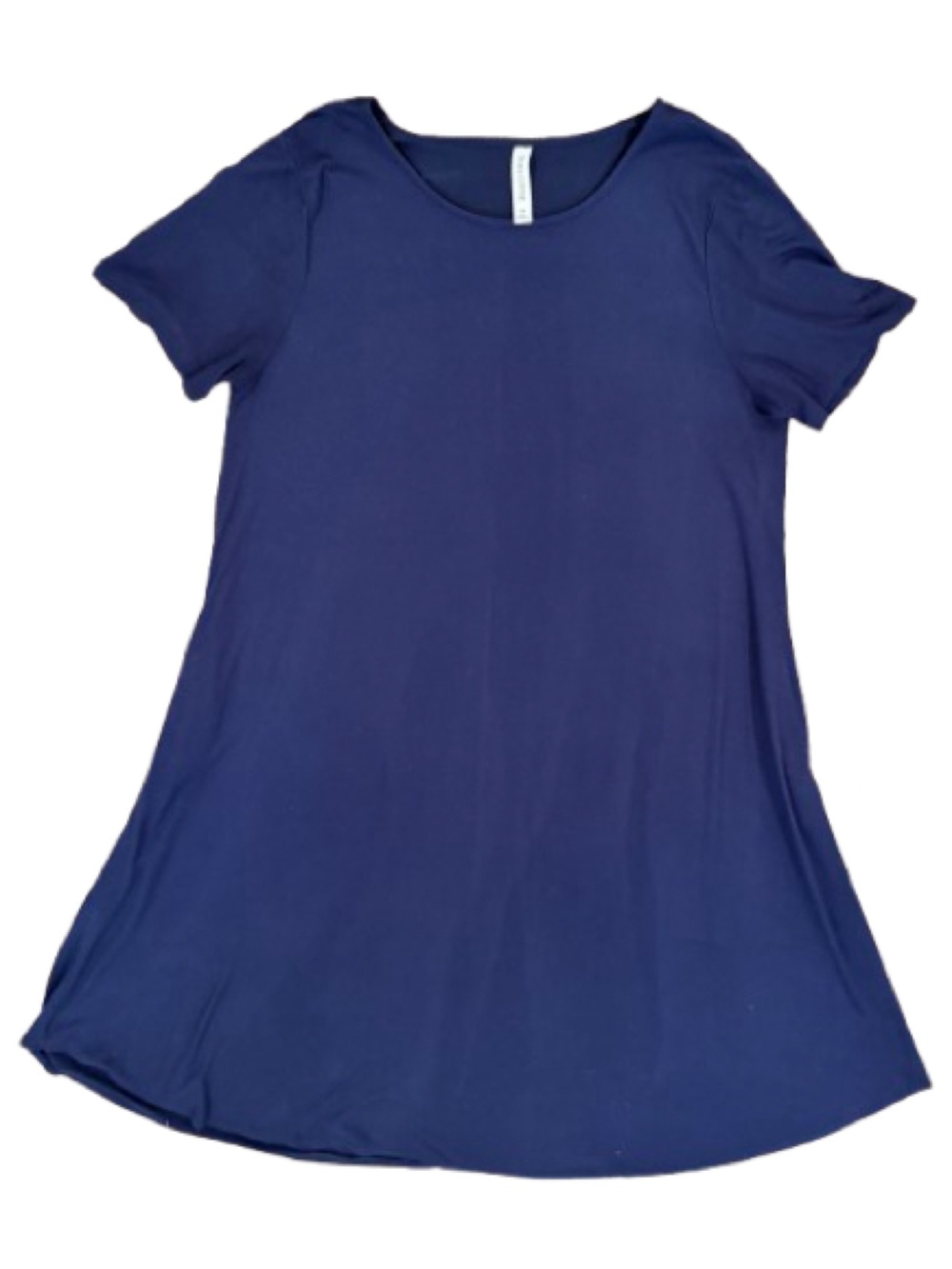 Zenana Outfitters Women’s Long Classic Navy Short-Sleeve Dress Size 1X